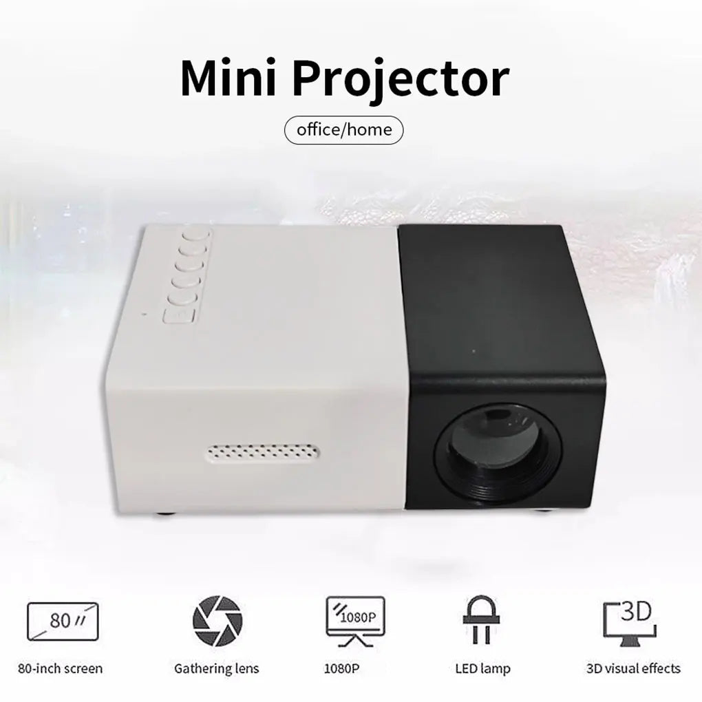 YG300 Portable Mini Projector – 1080P