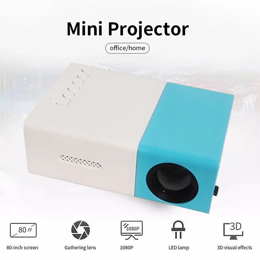 YG300 Portable Mini Projector – 1080P