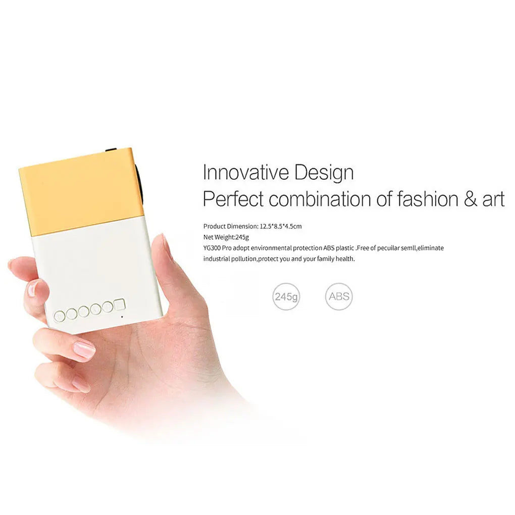 YG300 Portable Mini Projector – 1080P